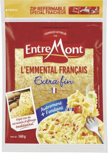 Casino Shop Saint-Étienne - Emmental français râpé extra fin 29% M.G. Promo Emmental français râpé extra fin 29% M.G. dans le catalogue Casino Shop "# Prêt pour entrer dans le royaume des marques ?" à Saint-Étienne