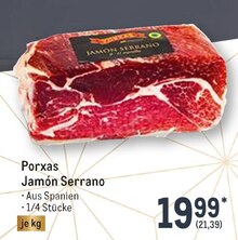 Metro Aachen - Jamón Serrano Jamón Serrano Angebot bei Metro Aachen im Prospekt Feinkost-Spezial