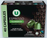 Cafe expresso - U en promo chez Super U Martigues à 5,53 €