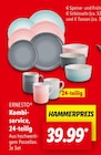 Kombiservice, 24-teilig Angebote von Ernesto bei Lidl Hoyerswerda für 39,99 €