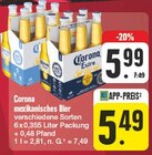 Corona Extra oder Corona Light Angebote von Corona bei EDEKA Marktredwitz für 5,49 €