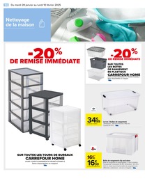 Offre Boîte De Rangement dans le catalogue Carrefour du moment à la page 56