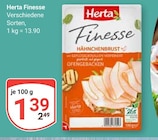 Finesse Hähnchenbrust Angebote von Herta bei GLOBUS Erlangen für 1,39 €