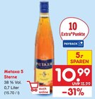 5 Sterne im Angebot bei Netto Marken-Discount in Pirna 5 Sterne Angebote von Metaxa bei Netto Marken-Discount Pirna für 10,99 €