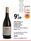AOP Pouilly-Vinzelles - Cabotte du Chapitre en promo chez Intermarché Super AOP Pouilly-Vinzelles - Cabotte du Chapitre dans le catalogue Intermarché Super