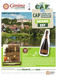 Casino Supermarchés Catalogue "GRAND EST", 22 pages, Oyonnax, 05/07/2022 - 15/08/2022 Casino Supermarchés Catalogue "GRAND EST", 22 pages, Oyonnax, 05/07/2022 - 15/08/2022