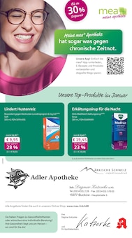 Aktueller mea - meine apotheke Prospekt "Unsere Januar-Angebote" für Buckow (Märkische Schweiz) Aktueller mea - meine apotheke Prospekt für Buckow (Märkische Schweiz) mit Seiten