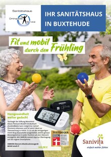 Orthopädie Service GmbH Prospekt Fit und mobil durch den Frühling mit  Seiten