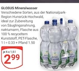 Mineralwasser im Angebot bei GLOBUS in Krefeld Mineralwasser Angebote von GLOBUS bei GLOBUS Krefeld für 2,99 €
