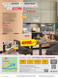 Küche im aktuellen Höffner Prospekt (Cottbus) Küche im Höffner Prospekt "ROTE PREISE!" mit 28 Seiten (Cottbus)