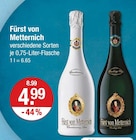 Chardonnay Sekt von Fürst von Metternich im aktuellen V-Markt Prospekt für 4,99 €