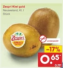 Kiwi gold im Netto Marken-Discount Prospekt Kiwi gold von Zespri im aktuellen Netto Marken-Discount Prospekt für 0,65 €