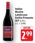 Lambrusco Emilia Frizzante IGT im Angebot bei EDEKA in Rastatt Lambrusco Emilia Frizzante IGT Angebote von Riunite bei EDEKA Rastatt für 2,99 €