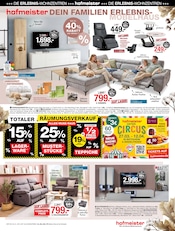 Aktueller hofmeister Prospekt mit Relaxsessel, "SPAR & ERLEBNISWOCHEN", Seite 9