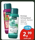 Schaumbad von Kneipp für 2,99 € bei budni im Angebot Schaumbad von Kneipp im aktuellen budni Prospekt