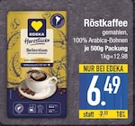 Kaffeepulver im EDEKA Prospekt Röstkaffee im aktuellen EDEKA Prospekt für 6,49 €