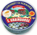 Camembert de Normandie AOP au lait cru - E.GRAINDORGE en promo chez U Express Camembert de Normandie AOP au lait cru - E.GRAINDORGE dans le catalogue U Express