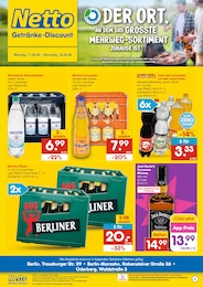 Netto Marken-Discount Prospekt für Berlin: "DER ORT, AN DEM DU IMMER AUSGEZEICHNETE PREISE FINDEST.", 6 Seiten, 11.05.2026 - 16.05.2026
