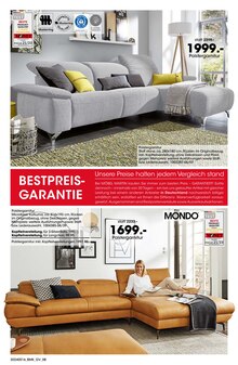 Polstergarnitur im Möbel Martin Prospekt "Ihr neues Zuhause mit Bestpreis-Garantie!" mit 16 Seiten (Trier)