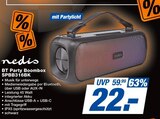 BT Party Boombox SPBB316BK im Angebot bei famila Nordost in Langenhagen BT Party Boombox SPBB316BK Angebote von nedis bei famila Nordost Langenhagen für 22,00 €