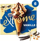 Cônes glacés vanille pépites de nougatine x6 - EXTRÊME - Intermarché Express à Courbevoie Cônes glacés vanille pépites de nougatine x6 - EXTRÊME en promo chez Intermarché Express Courbevoie à 2,30 €