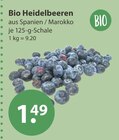 Bio Heidelbeeren im aktuellen V-Markt Prospekt für 1,49 €