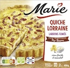 Quiche Lorraine pur beurre - MARIE à 2,10 € dans le catalogue Géant Casino