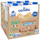 Lait Bio Demi-Écrémé Candia en promo chez Auchan Hypermarché Clichy