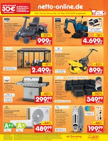 Gasgrill im Netto Marken-Discount Prospekt "Aktuelle Angebote" mit 64 Seiten (Magdeburg)