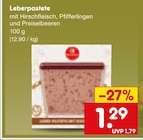 Aktuelles Leberpastete Angebot bei Netto Marken-Discount in München ab 1,29 €