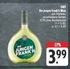 EDEKA Lohr - Die jungen Frank'n Angebot im Prospekt Die jungen Frank'n bei EDEKA im Lohr Prospekt für 3,99 €