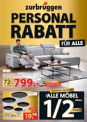 Aktueller Zurbrüggen Prospekt "PERSONAL RABATT FÜR ALLE" mit 12 Seiten