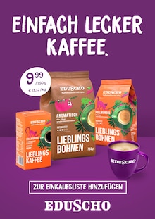 Kaffee im Eduscho Prospekt "EINFACH LECKER KAFFEE." mit 7 Seiten (Lüneburg)