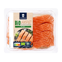 Bio Lachsfilet-Portionen