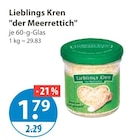 der Meerrettich von Lieblings Kren im aktuellen V-Markt Prospekt für 1,79 €