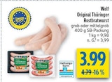 Original Thüringer Rostbratwurst von Wolf im aktuellen diska Prospekt für 3,99 €