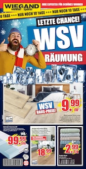 wohnen & sparen Wiegand Prospekt der Woche "LETZTE CHANCE. WSV RÄUMUNG." Seite 1, 31.01.2026 bis 28.02.2026 für Fulda Aktueller wohnen & sparen Wiegand Prospekt "LETZTE CHANCE. WSV RÄUMUNG." Seite 1 von 10 Seiten für Fulda