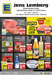 EDEKA Prospekt für Essen mit 24 Seiten EDEKA Prospekt für Essen: "Aktuelle Angebote", 24 Seiten, 21.09.2026 - 26.09.2026