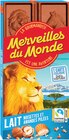 Chocolat au lait noisettes et amandes pilées - MERVEILLES DU MONDE - Intermarché Hyper à Versailles Chocolat au lait noisettes et amandes pilées - MERVEILLES DU MONDE en promo chez Intermarché Hyper Versailles à 0,92 €
