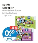Esspapier von Küchle im aktuellen V-Markt Prospekt für 0,69 €