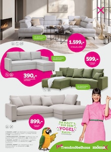 Ecksofa im mömax Prospekt "bis zu 20% mit deinem Trendbonus sparen" mit 16 Seiten (Hannover)
