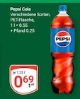 Pepsi Cola Angebote von Pepsi bei GLOBUS Rostock für 0,69 €