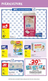 Promos Couches dans le catalogue "Carrefour market" de Carrefour Market Couches en promo dans le catalogue Carrefour Market à la page 53