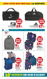 Cartable Angebote im Prospekt "LES PRIX BAS Spécial rentrée" von Hyper U auf Seite 20