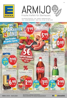 Sekt im EDEKA Prospekt "Aktuelle Angebote" mit 28 Seiten (Oberhausen)
