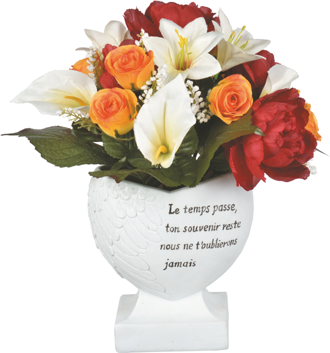 Centrakor Fontenay-en-Parisis - Le vase de roses et lys Promo Le vase de roses et lys dans le catalogue Centrakor Centrakor, j'adore ! à Fontenay-en-Parisis