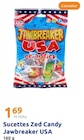 Sucettes Jawbreaker USA - Zed Candy dans le catalogue Action