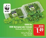 Blattspinat Angebote von WWF bei Marktkauf Bautzen für 1,49 €