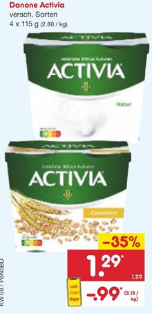 Netto Marken-Discount Neuwied - Activia Activia Angebot bei Netto Marken-Discount Neuwied im Prospekt "DU WILLST NÄRRISCH GÜNSTIG EINKAUFEN? DANN GEH DOCH ZU NETTO!"
