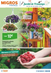 Catalogue Supermarchés Migros France en cours à Saint-Julien-en-Genevois et alentours, "Jardin de Printemps", 4 pages, 23/04/2024 - 28/04/2024